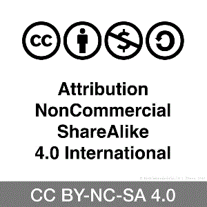 Creative Commons License: CC BY-NC-SA 4.0